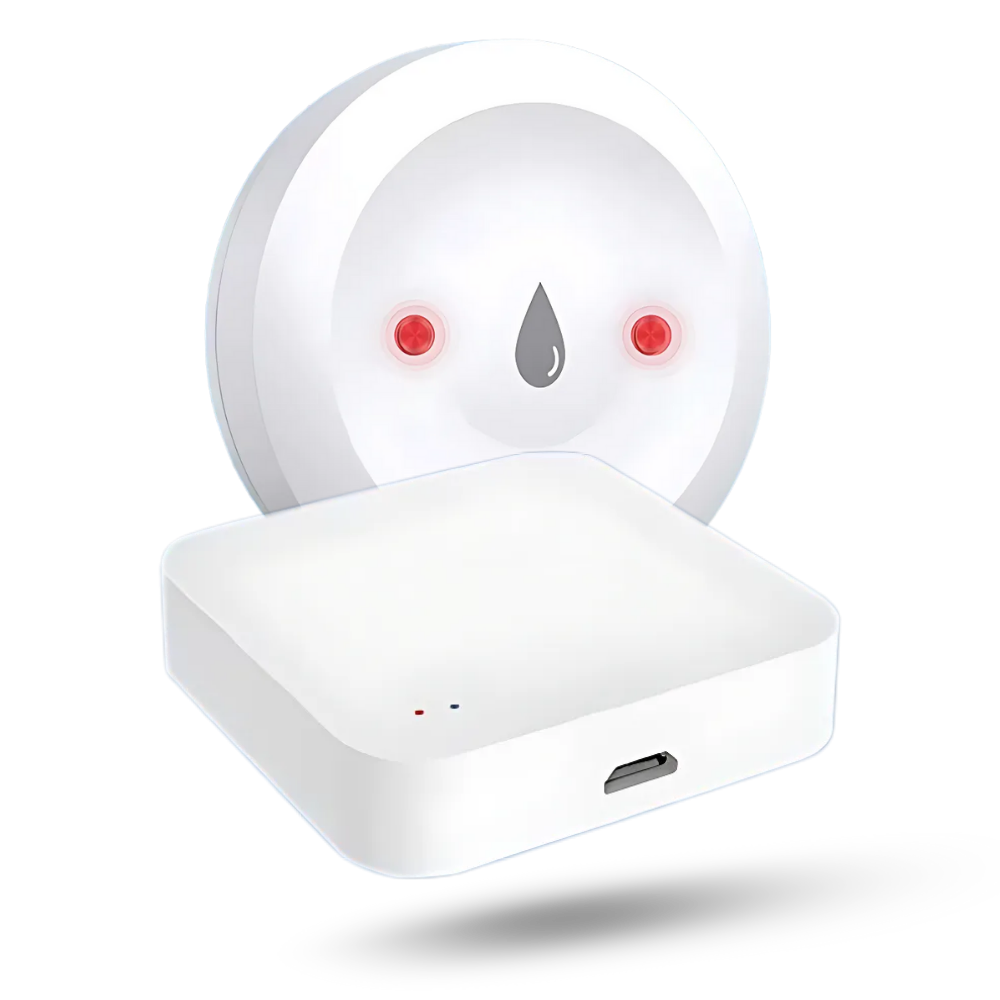 LeakLock Trådløs Sensor -1 Vannlekkasjesensor med Wi-fi-Hub - Ozerty