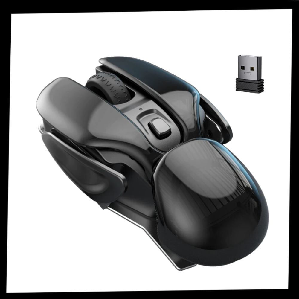 Wireless ergonomic gaming mouse