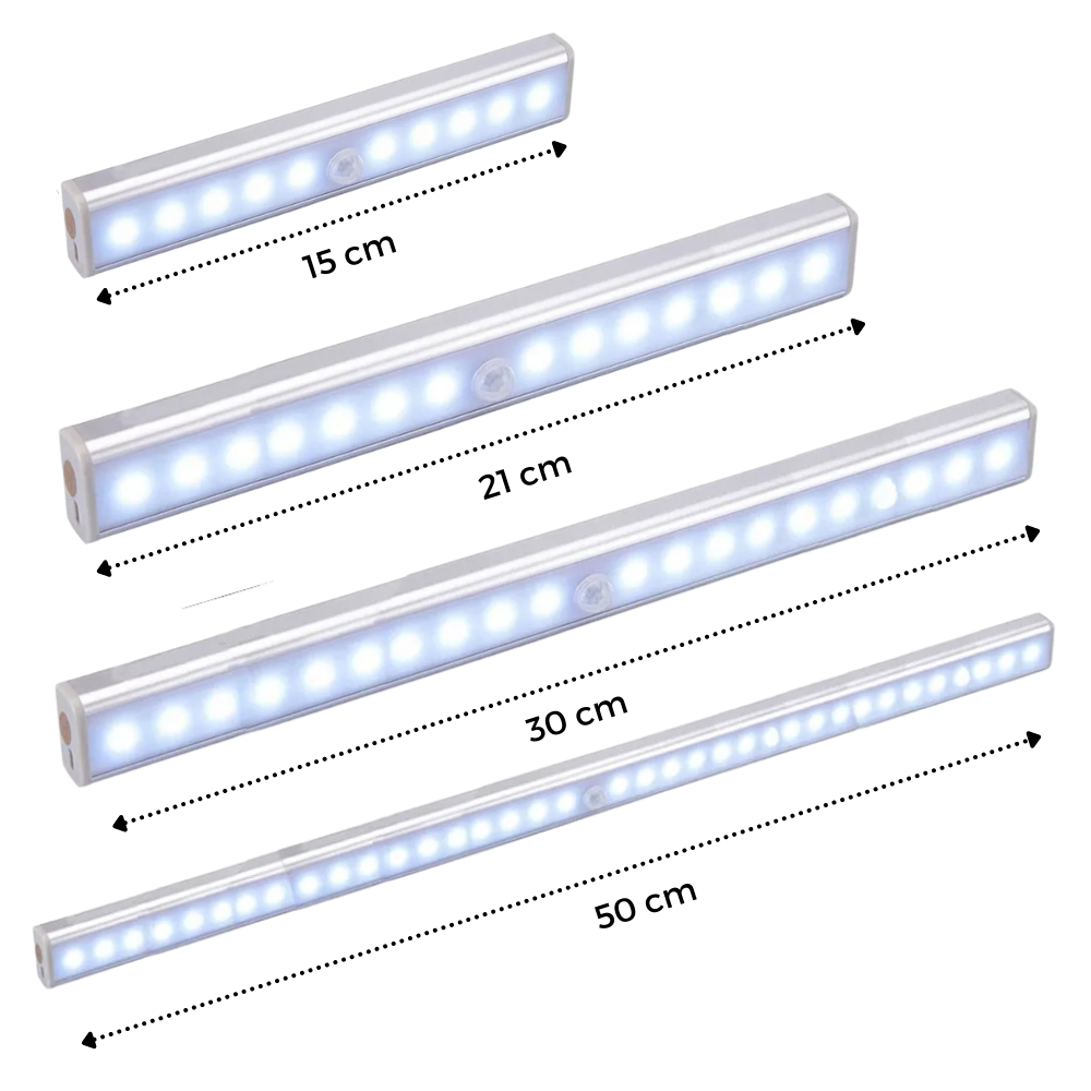 Magnetiske LED-lys med bevegelsessensor - Ozerty