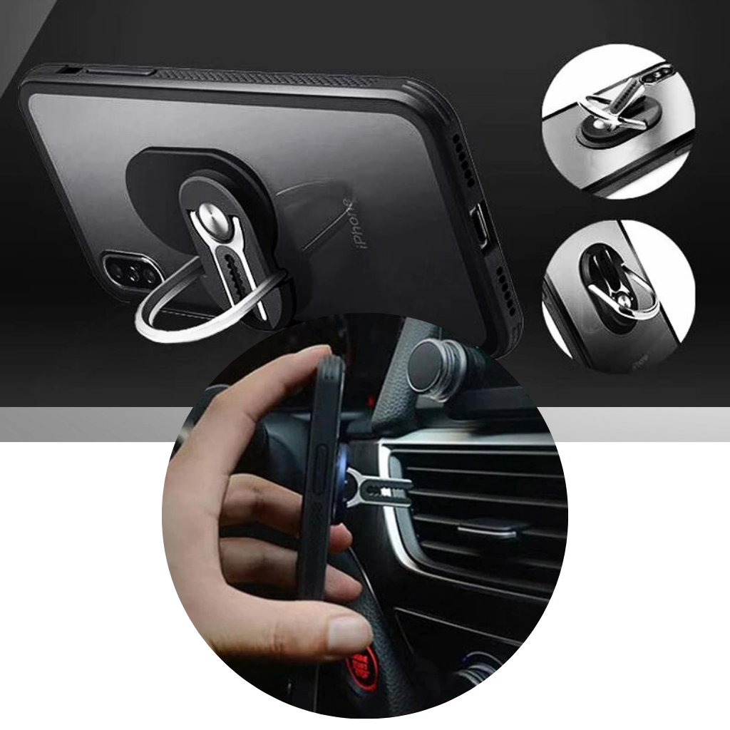 2 i 1 telefonringholder - Ozerty, Minimalistisk Ringholder-Anheng
- Ozerty