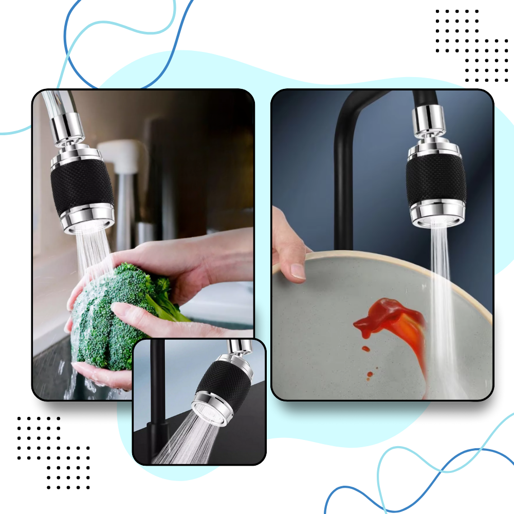 360° Kranmontert Vannfilter Med 3 Moduser - Ozerty