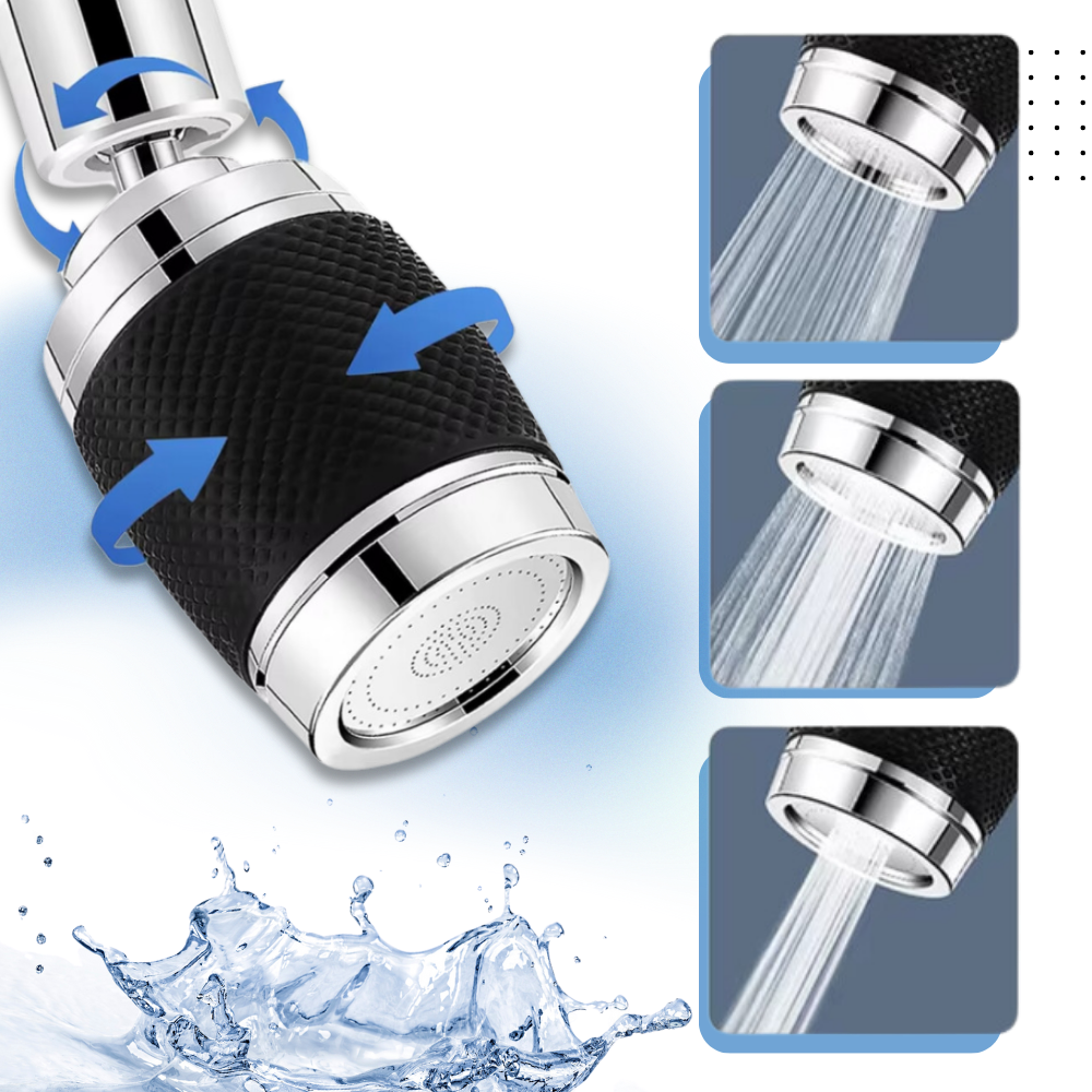 360° Kranmontert Vannfilter Med 3 Moduser - Ozerty