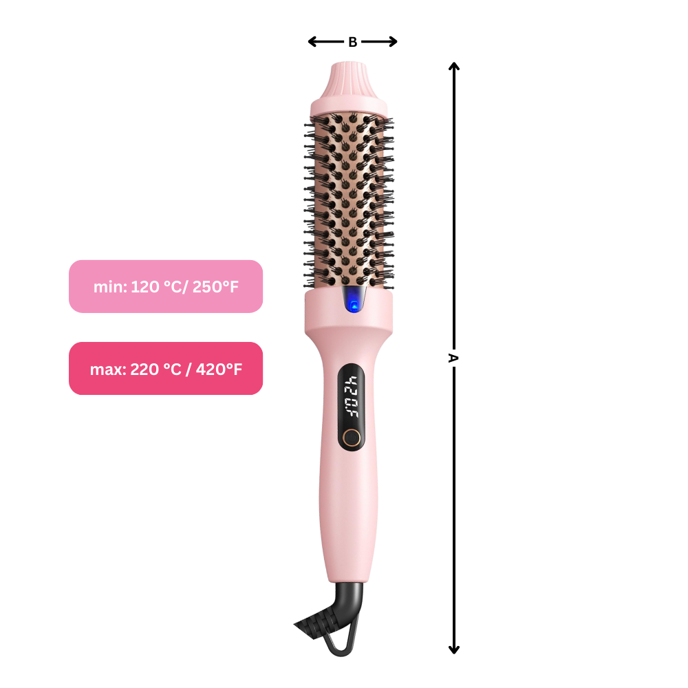 3-i-1 Oppvarmet Rund Børste - Ozerty