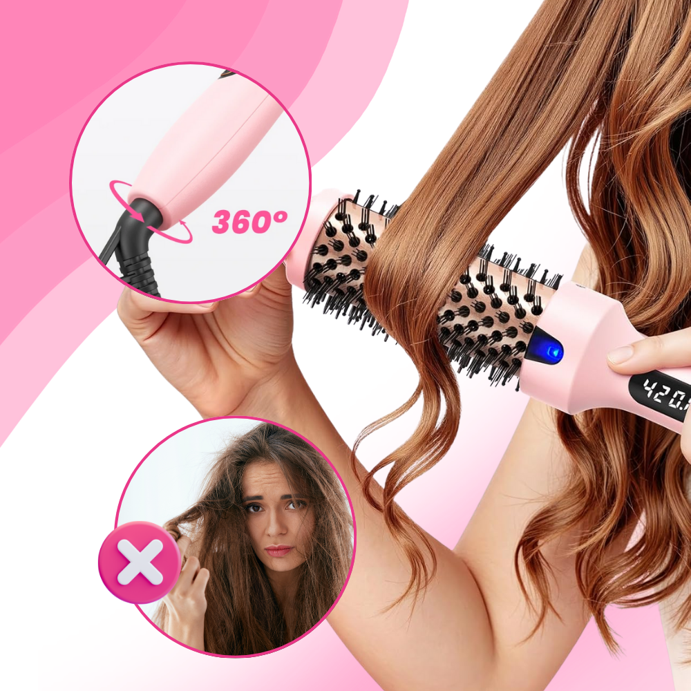 3-i-1 Oppvarmet Rund Børste - Ozerty