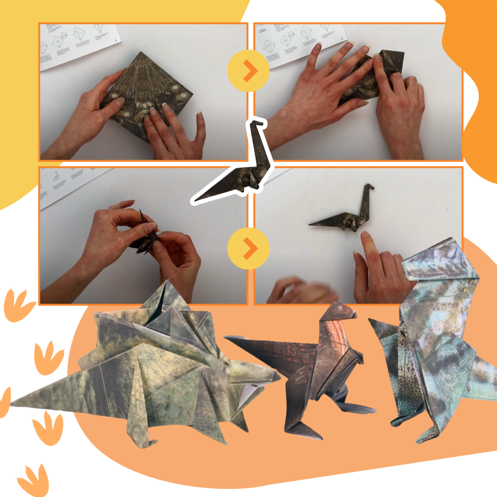 3D Kjæledyr Origamipapir - Ozerty