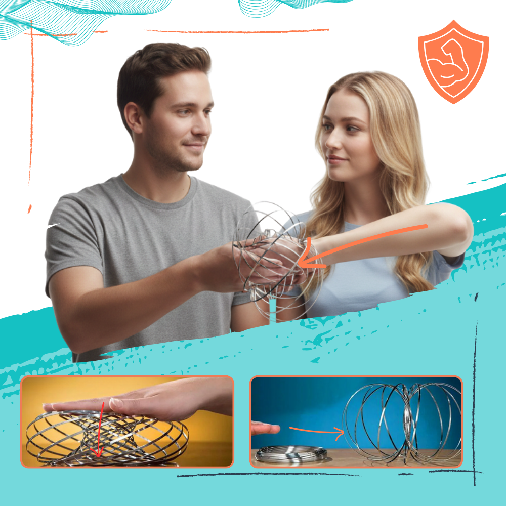 3D Rustfri Arm-Slinky - Ozerty