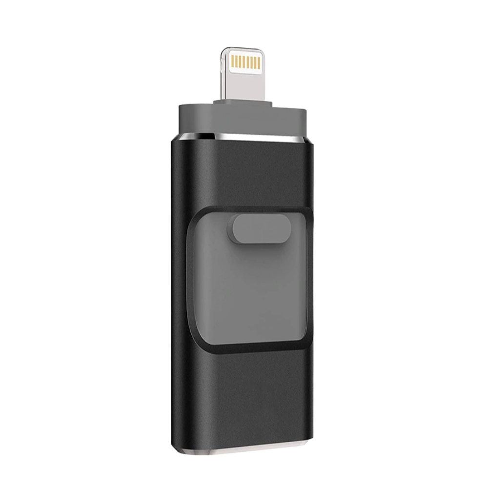 4 i 1 USB flash drive -Svart - Ozerty