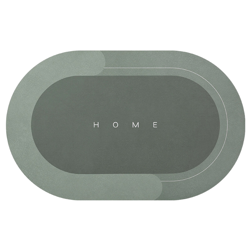 Ekstra absorberende sklisikker gulvmatte -Grønn - Ozerty