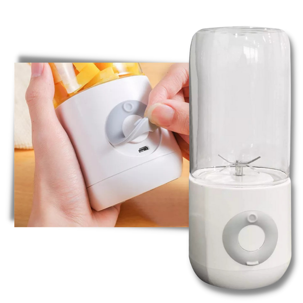 Bærbar miniblender med 6 kniver - Ozerty