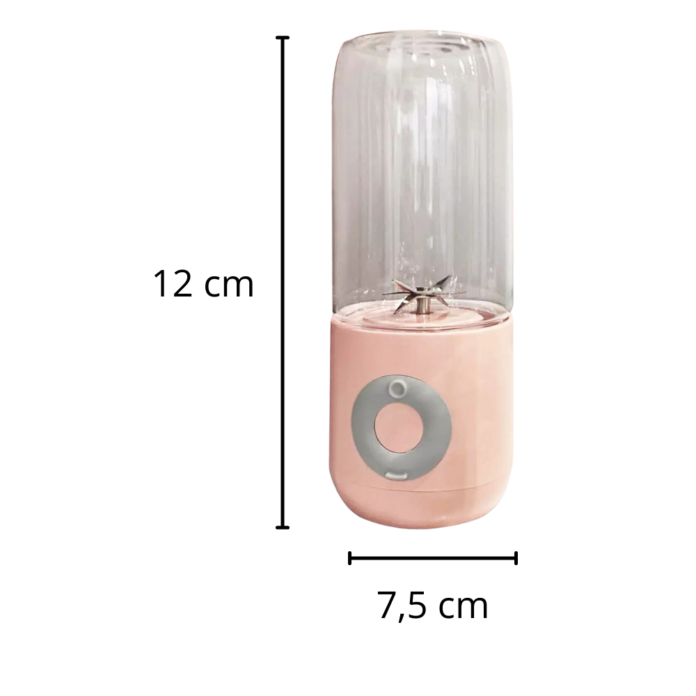 Bærbar miniblender med 6 kniver - Ozerty
