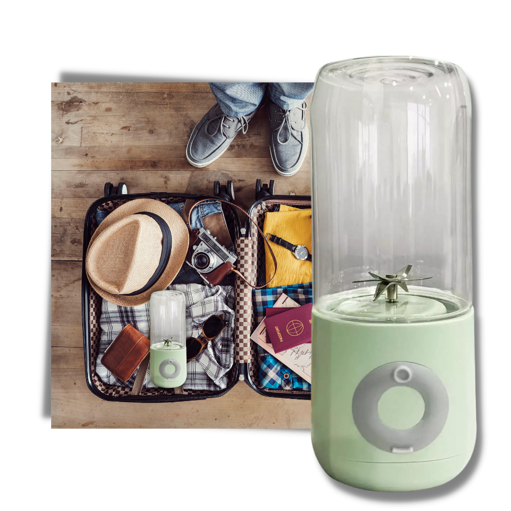 Bærbar miniblender med 6 kniver - Ozerty