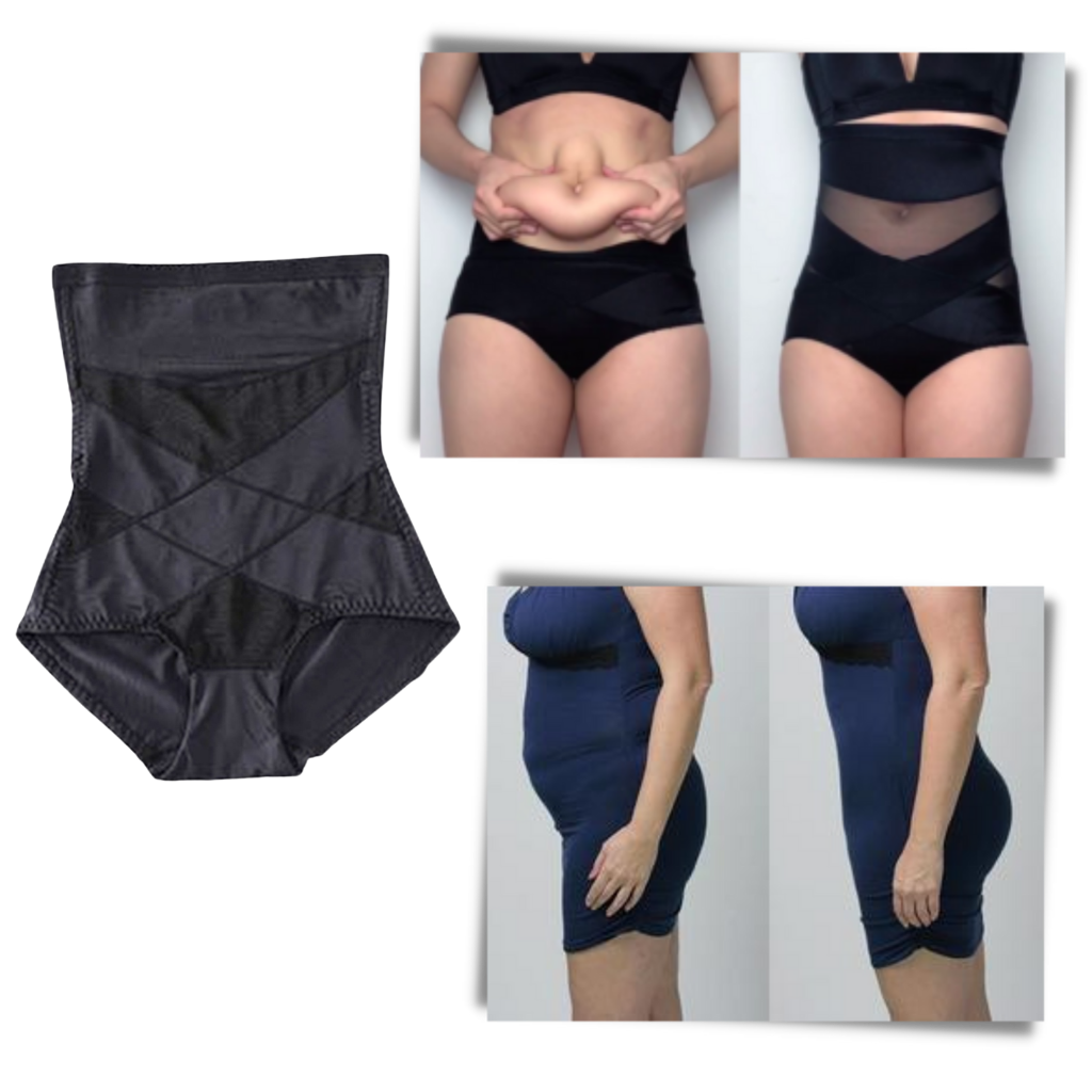 Cross Compression Slimming Abs Shapewear - Ozerty