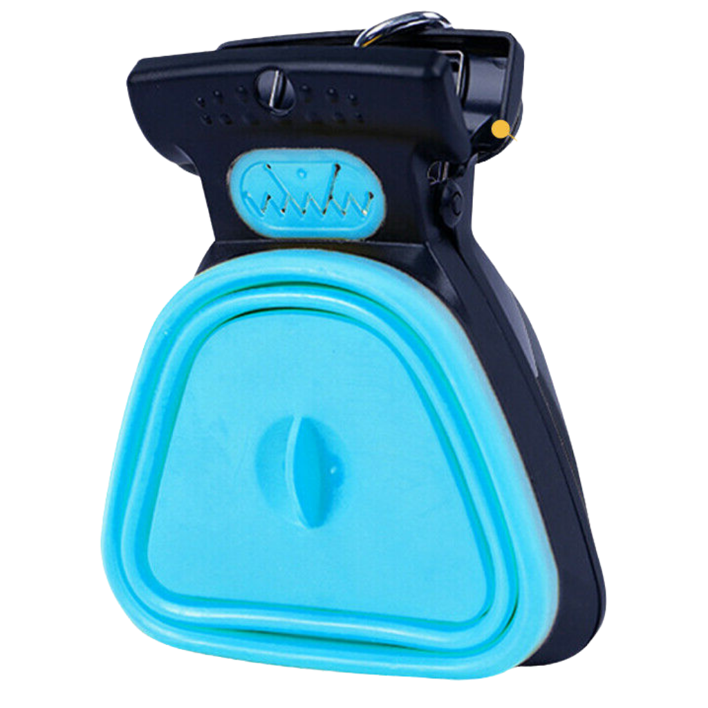 Sammenleggbar hundebæsj plukker med posedispenser -L - Ozerty