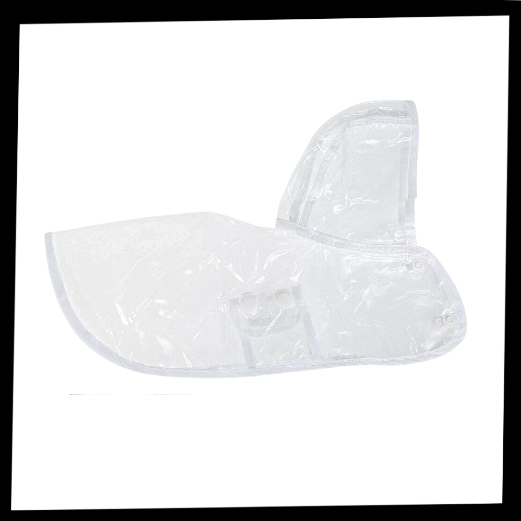 Regnfrakk med hette for hunder - Ozerty