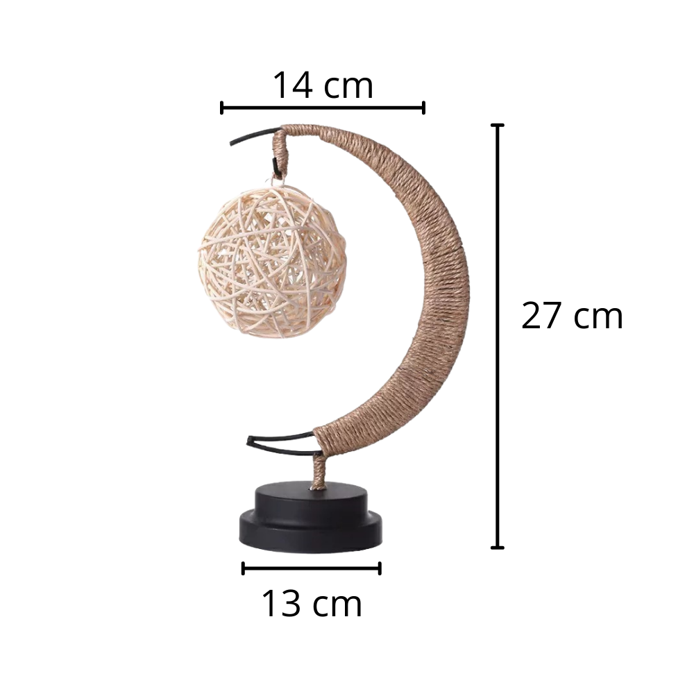 Fortryllende måneformet LED-lampe - Ozerty