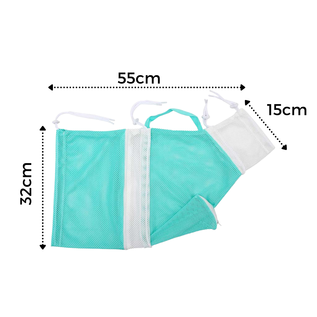 Multifunksjonell mesh-pose for pleie av kjæledyr - Ozerty