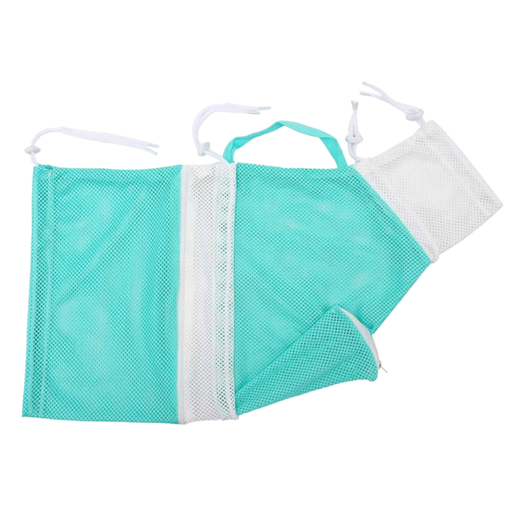 Multifunksjonell mesh-pose for pleie av kjæledyr -Grønn - Ozerty