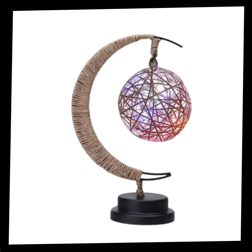 Fortryllende måneformet LED-lampe - Ozerty