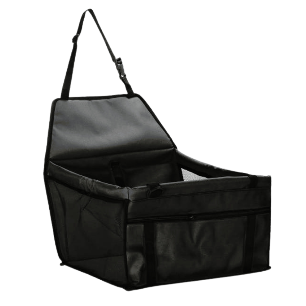 Justerbart bilsete for hund -Svart - Ozerty