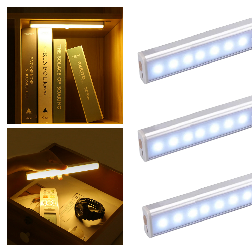 Magnetiske LED-lys med bevegelsessensor - Ozerty