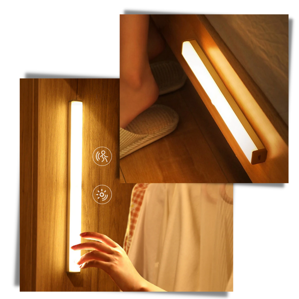 Magnetiske LED-lys med bevegelsessensor - Ozerty