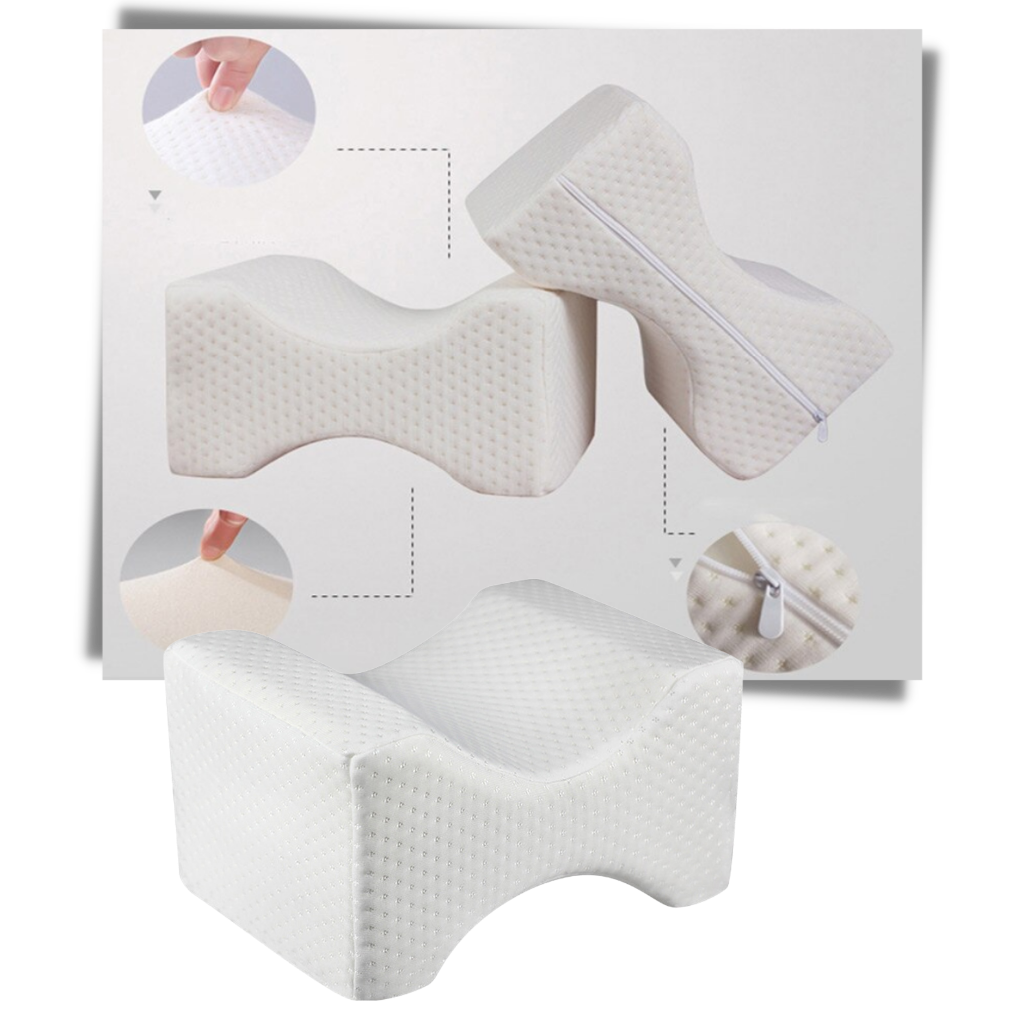 Side Sleeper kne og ben memory foam pute - Ozerty