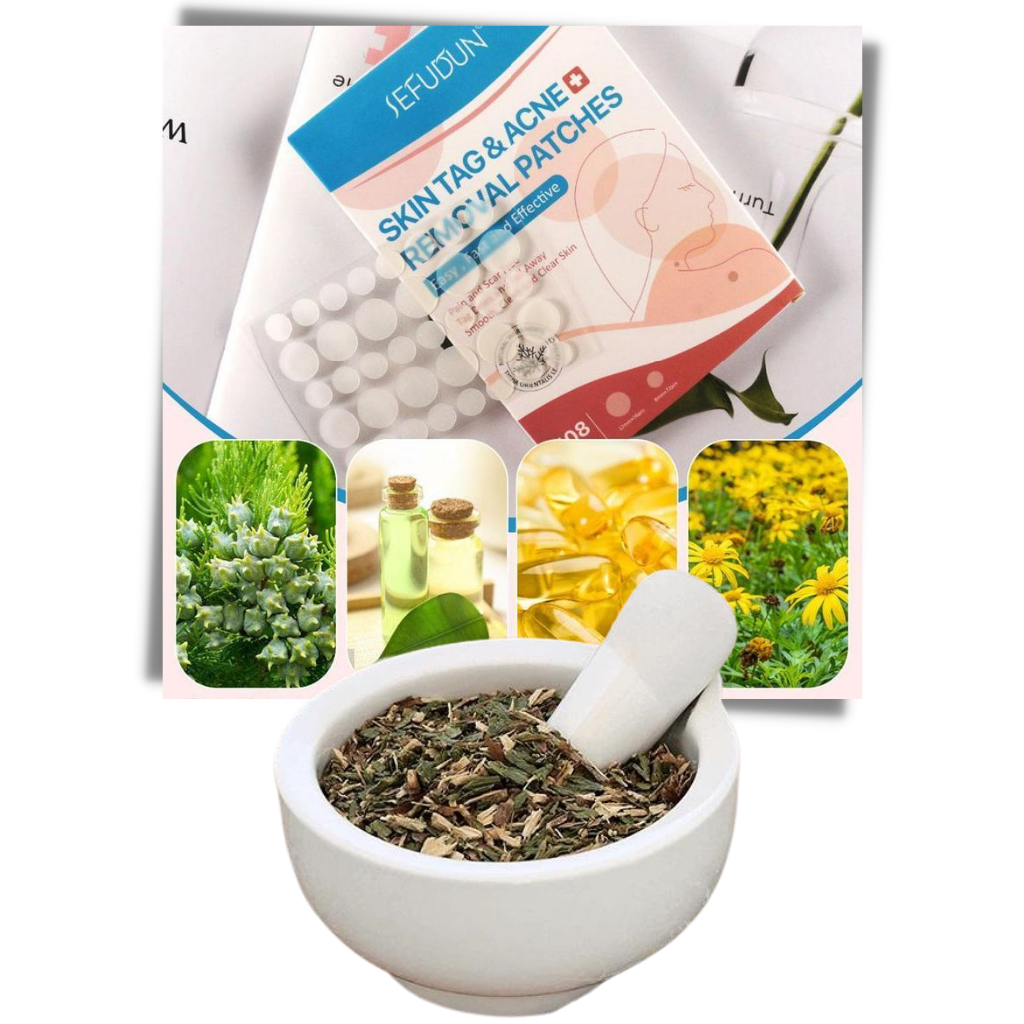 Behandlingsplaster for fjerning av hudmerker - Ozerty