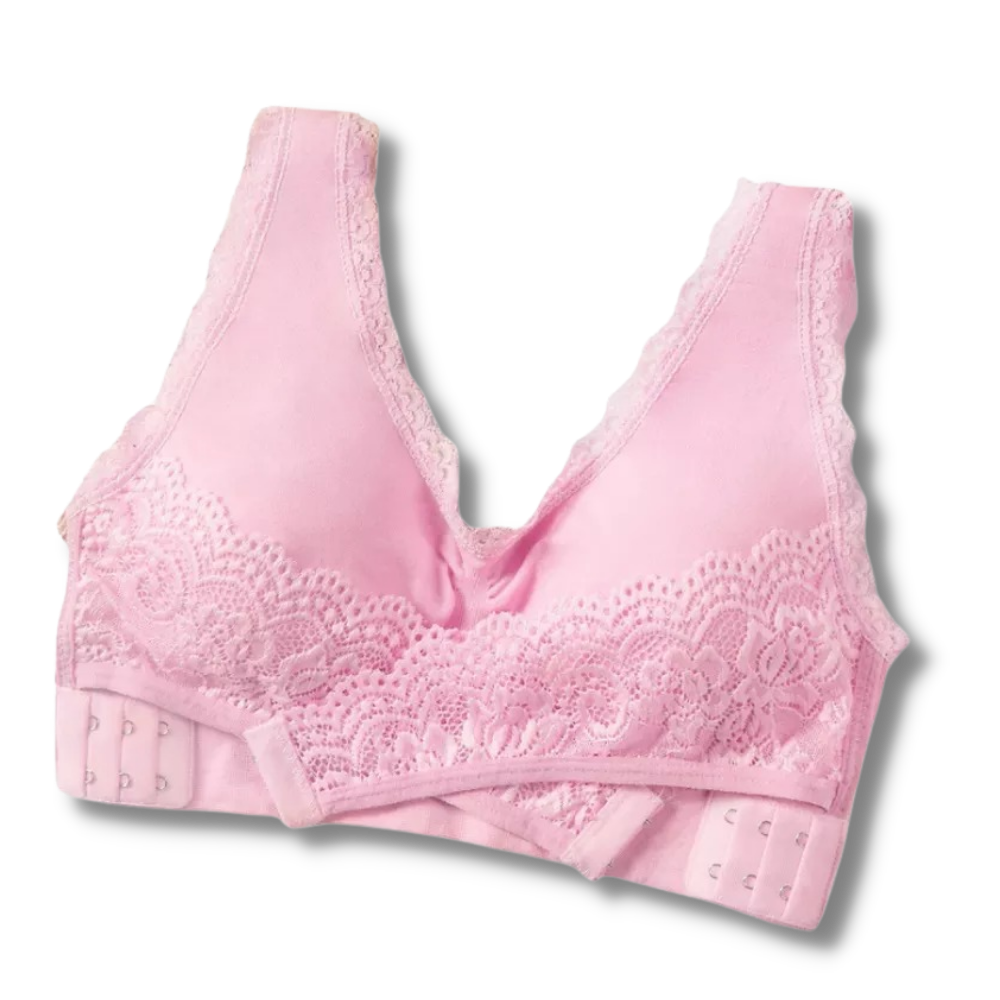 Seamless underwire push up bra