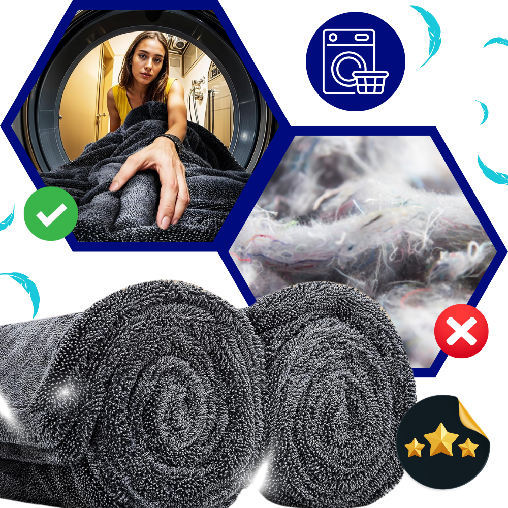 Absorberende Mikrofiberklut til Glass - Ozerty