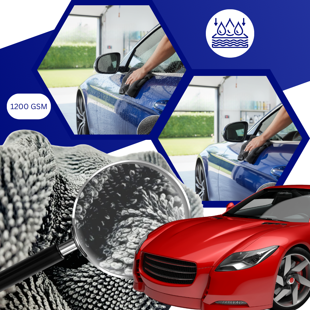 Absorberende Mikrofiberklut til Glass - Ozerty