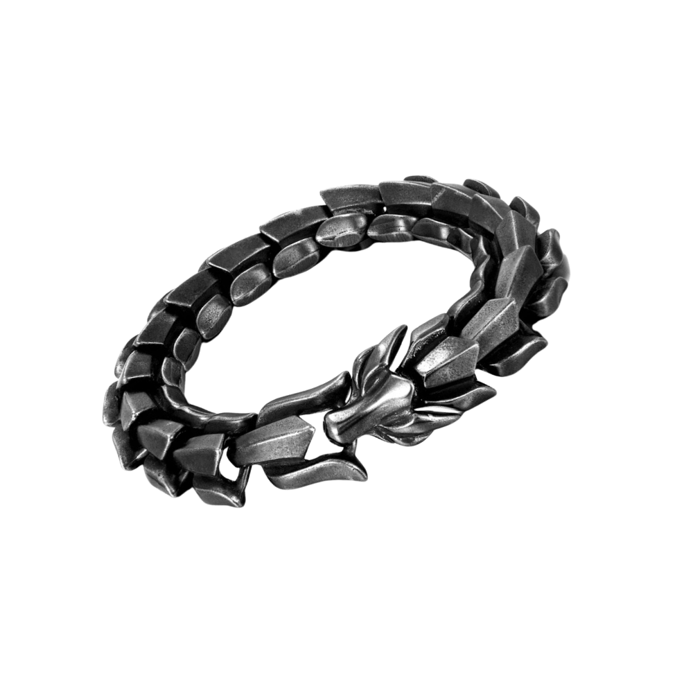 Justerbart Midgard drage-armbånd
 -Mørk grå - Ozerty