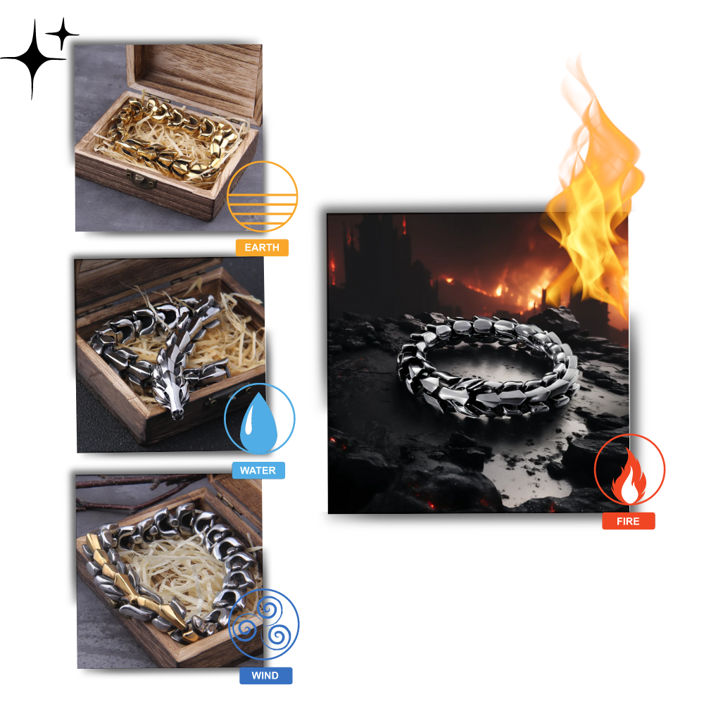 Justerbart Midgard drage-armbånd
 - Ozerty