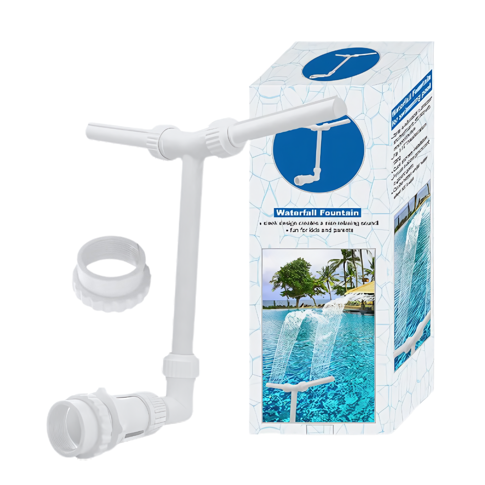 Justerbar Fossefall Bassengfontene -Dobbelt hode - Ozerty