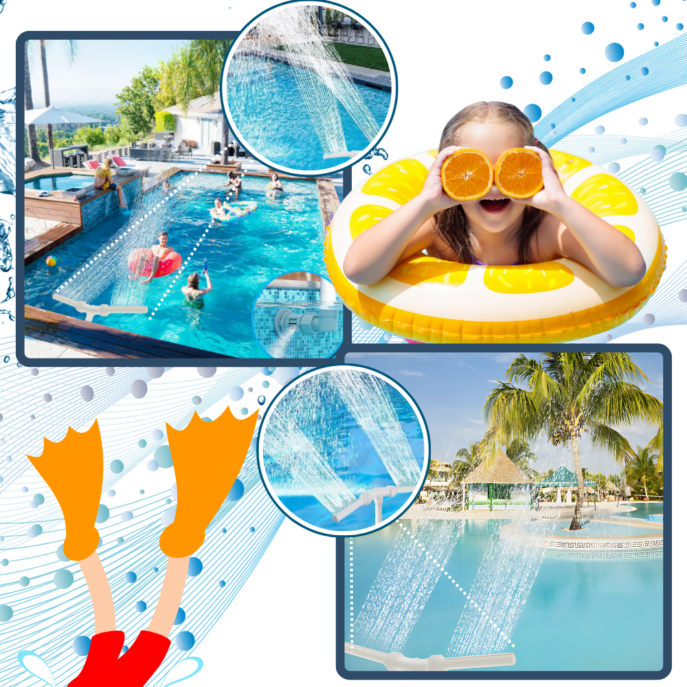 Justerbar Fossefall Bassengfontene - Ozerty