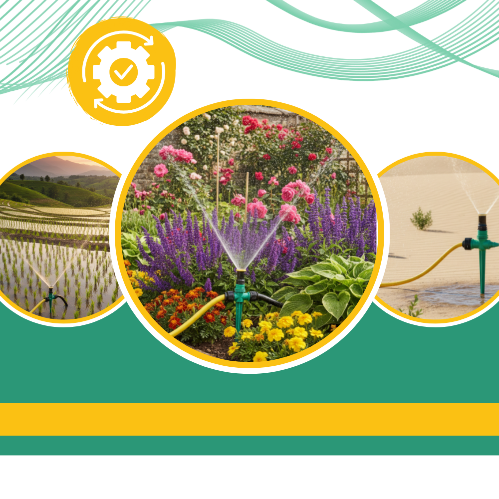 Justerbar, Roterende Plensprinkler - Ozerty