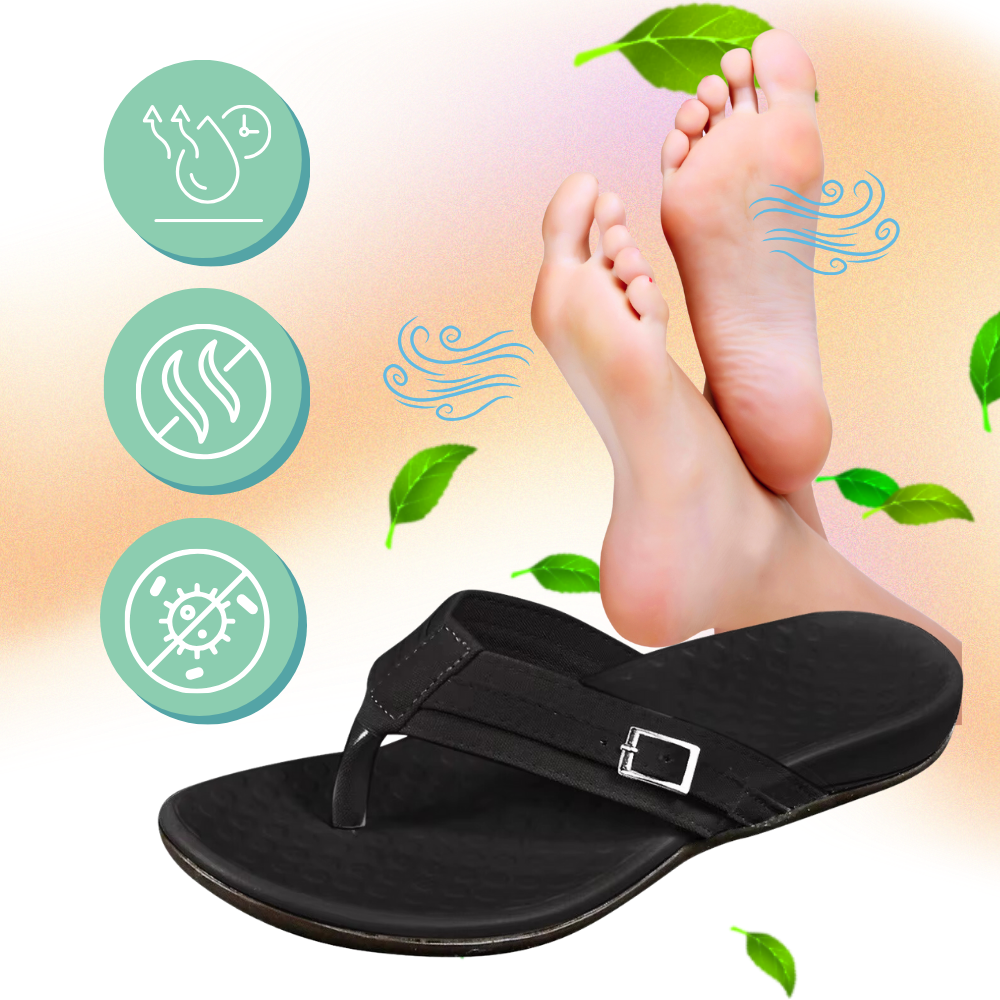 Ortopediske sandaler med justerbare remmer - Ozerty