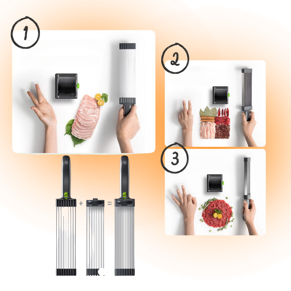 Manuell Kjøttskjærer med Justerbar Tykkelse - Ozerty
