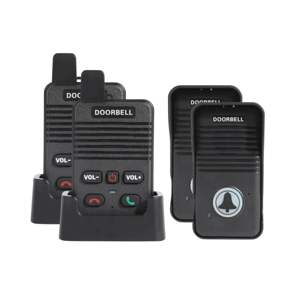 Advance Communication Intercom Dørklokke

 -2 sendere/2 mottakere - Ozerty
