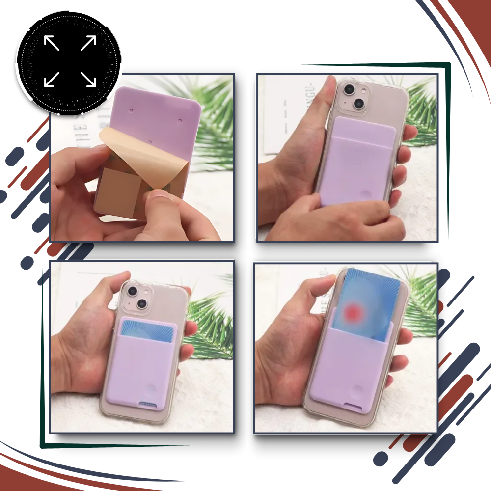 Estetisk Telefon- og Kortholder  - Ozerty