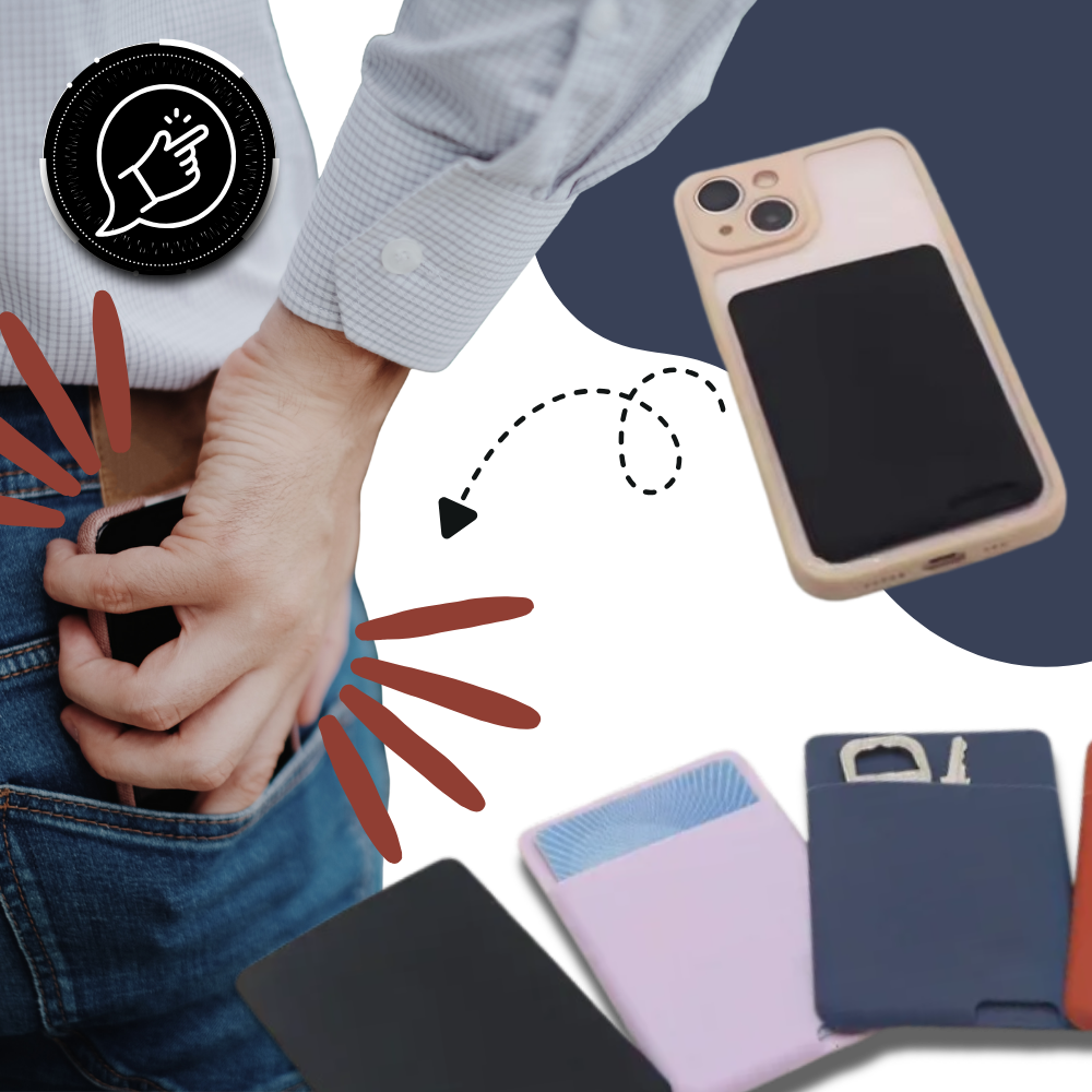 Estetisk Telefon- og Kortholder  - Ozerty