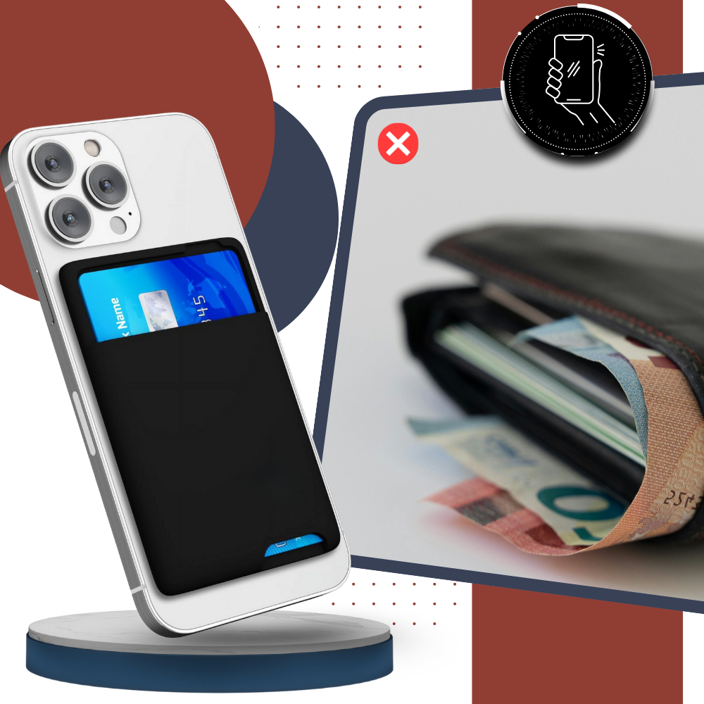 Estetisk Telefon- og Kortholder  - Ozerty