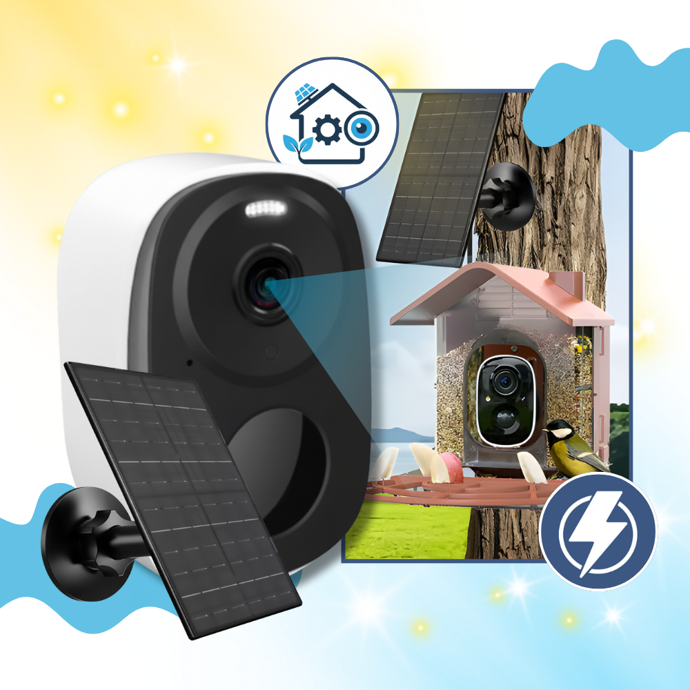 AI-Solcelledrevet Fuglemater - Ozerty