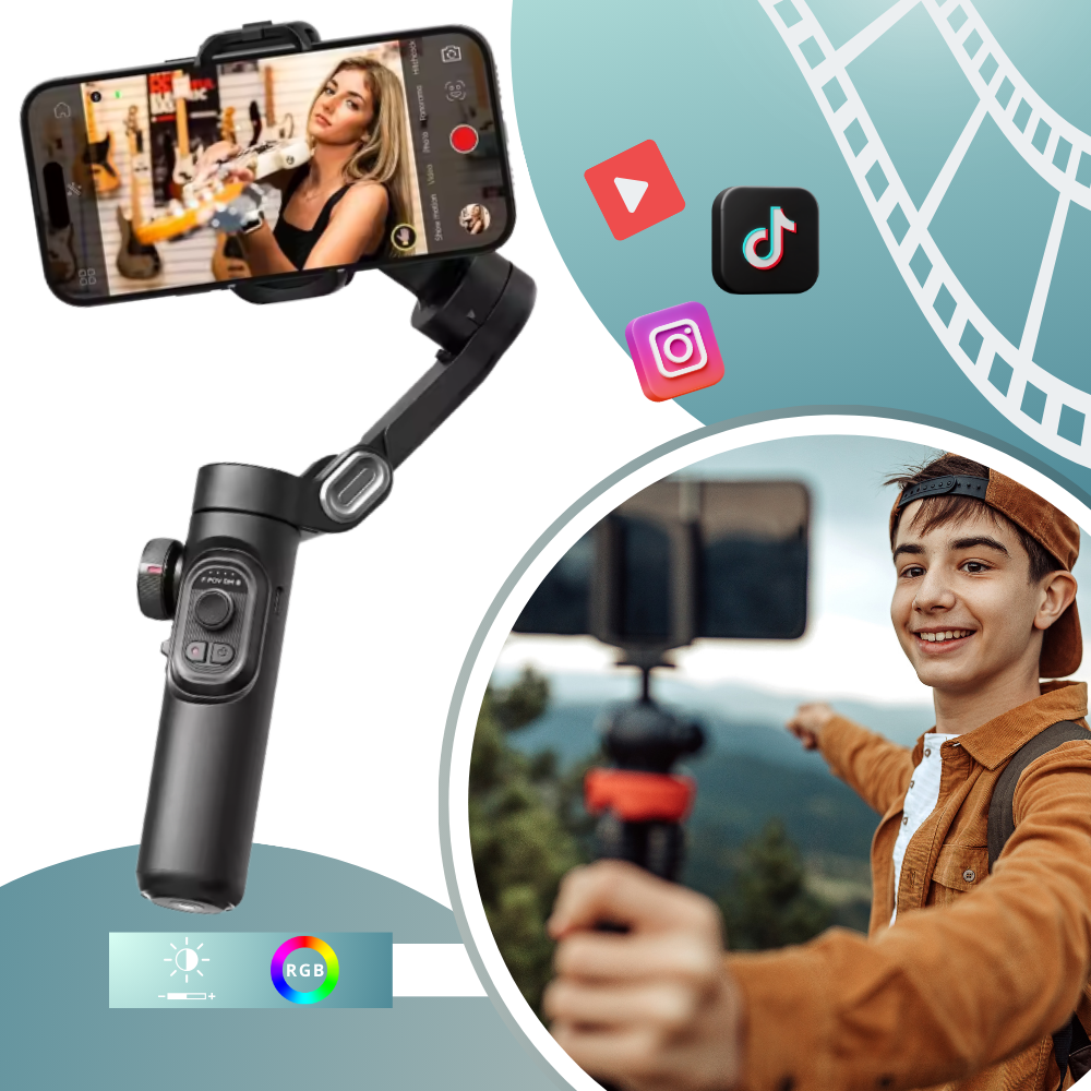 Telefonstabilisator med AI-Sporing - Ozerty