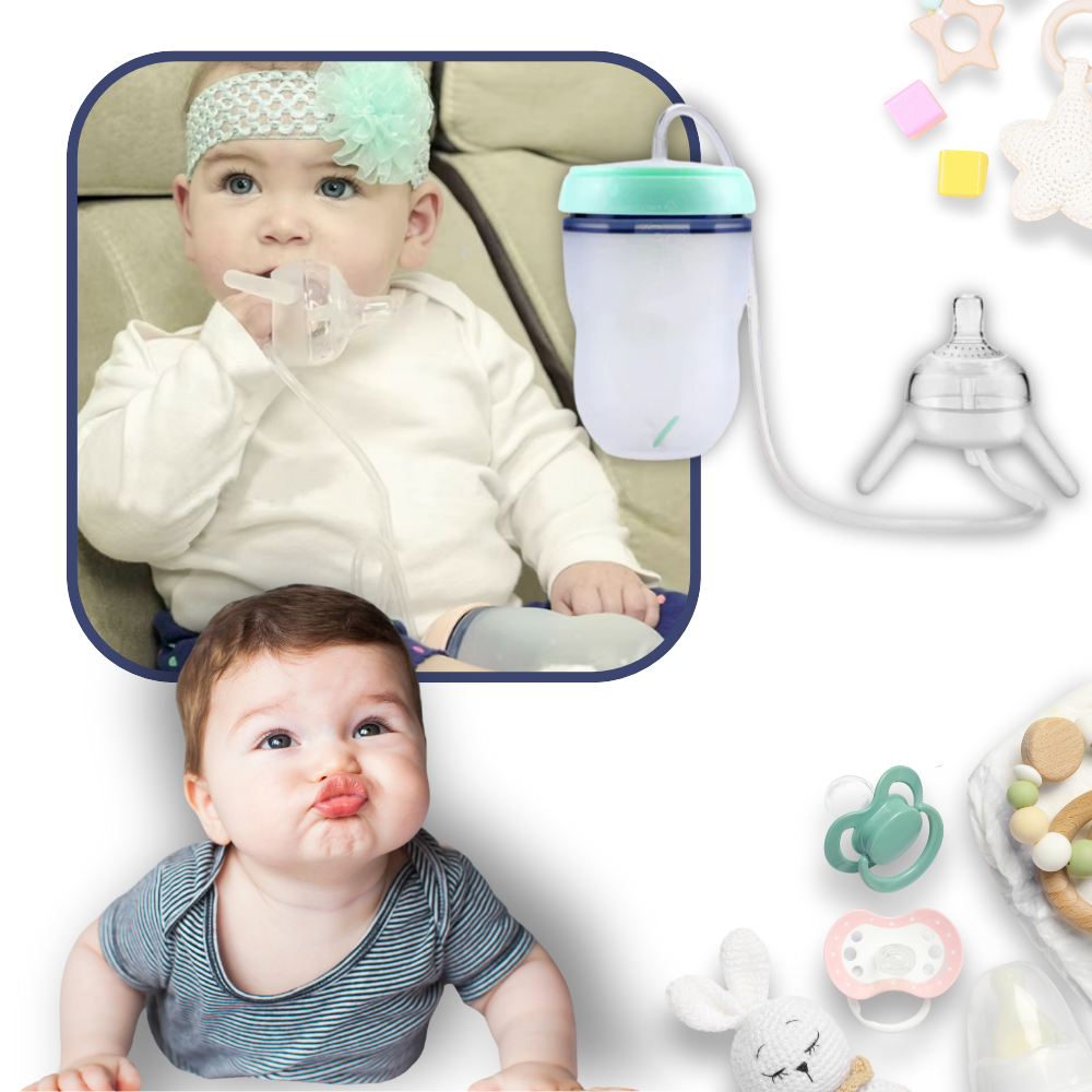 Selvmatende Flaske Med Anti-Kolikkventil - Ozerty