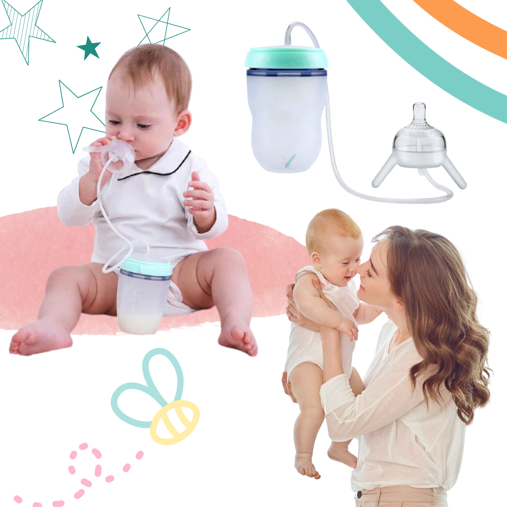 Selvmatende Flaske Med Anti-Kolikkventil - Ozerty