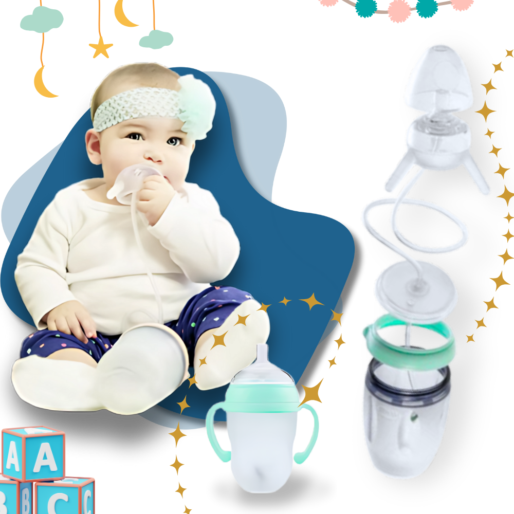 Selvmatende Flaske Med Anti-Kolikkventil - Ozerty