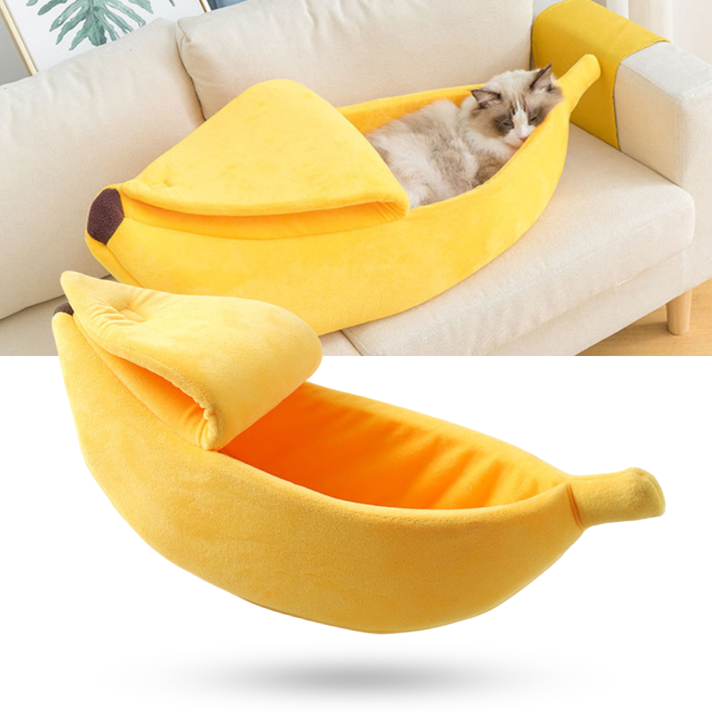 Bananformet kjæledyrseng - Ozerty