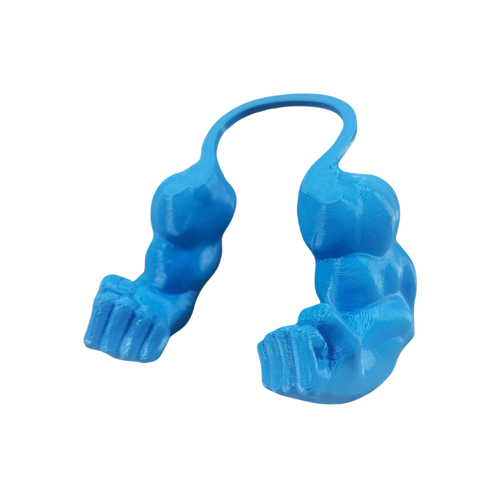 Bodybuilder-Kattearm-Kostyme -Blå - Ozerty