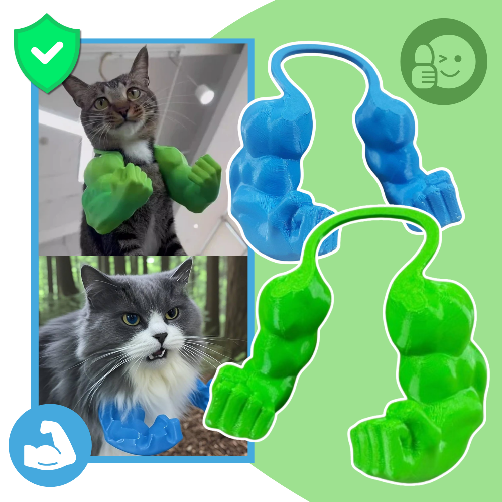 Bodybuilder-Kattearm-Kostyme - Ozerty