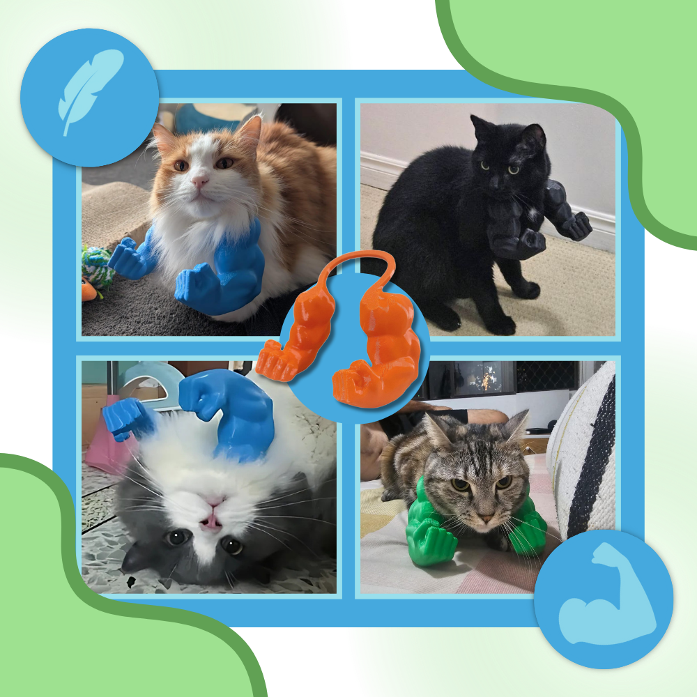 Bodybuilder-Kattearm-Kostyme - Ozerty